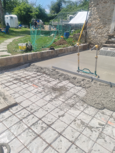 Réalisation d'une terrasse par CRFC